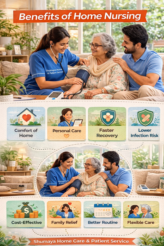 benefits of home nursing in Lahore Pakistan