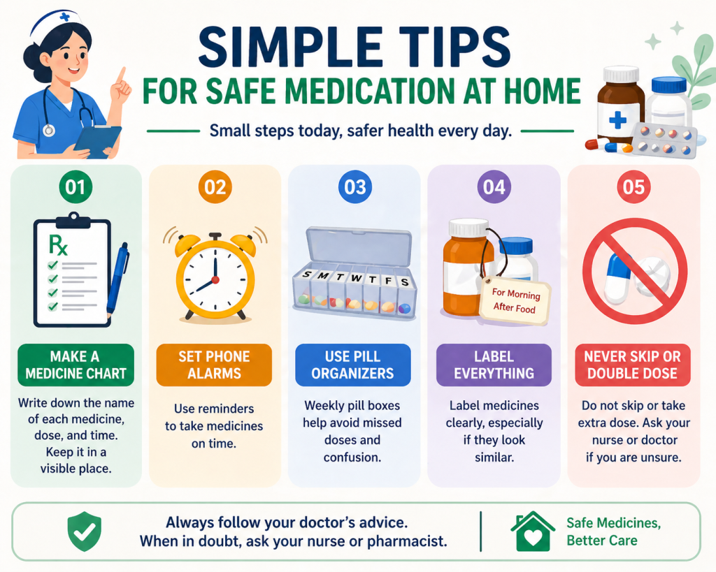 simple tips for medication management for home nurses