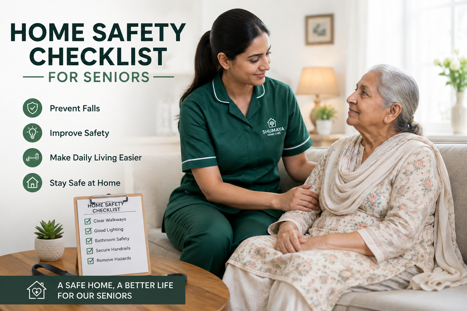 home safety check list - Home Nursing Services in Lahore