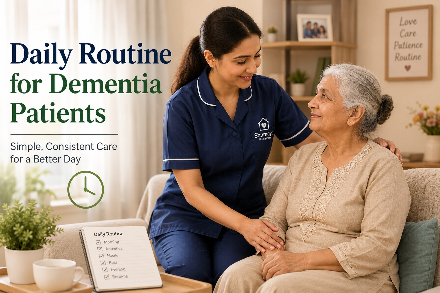 Daily routine for Dementia Patient - Home Nursing Services in Lahore, Pakistan