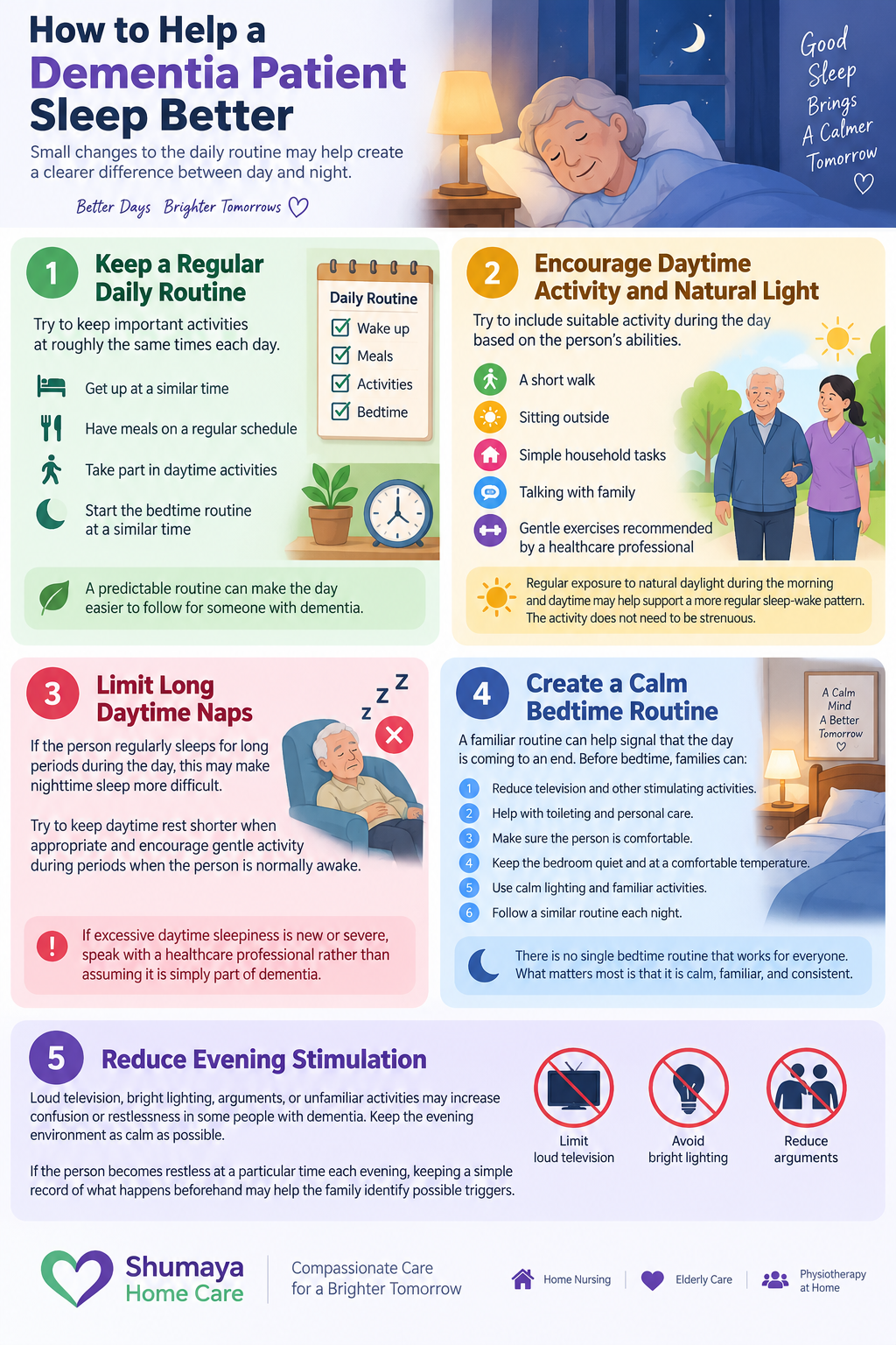 How to Help a Dementia Patient Sleep Better - Home Nursing Services in Lahore Pakistan