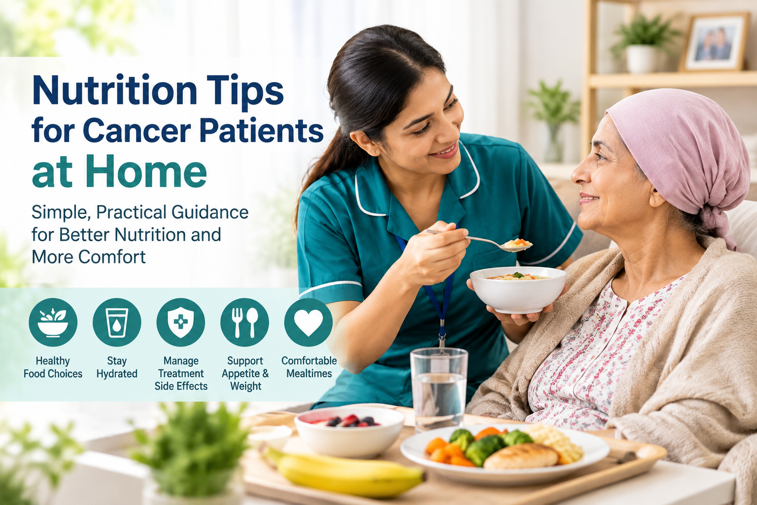 Nutrition Tips for Cancer patients at home - Home Nursing Services in Lahore Pakistan