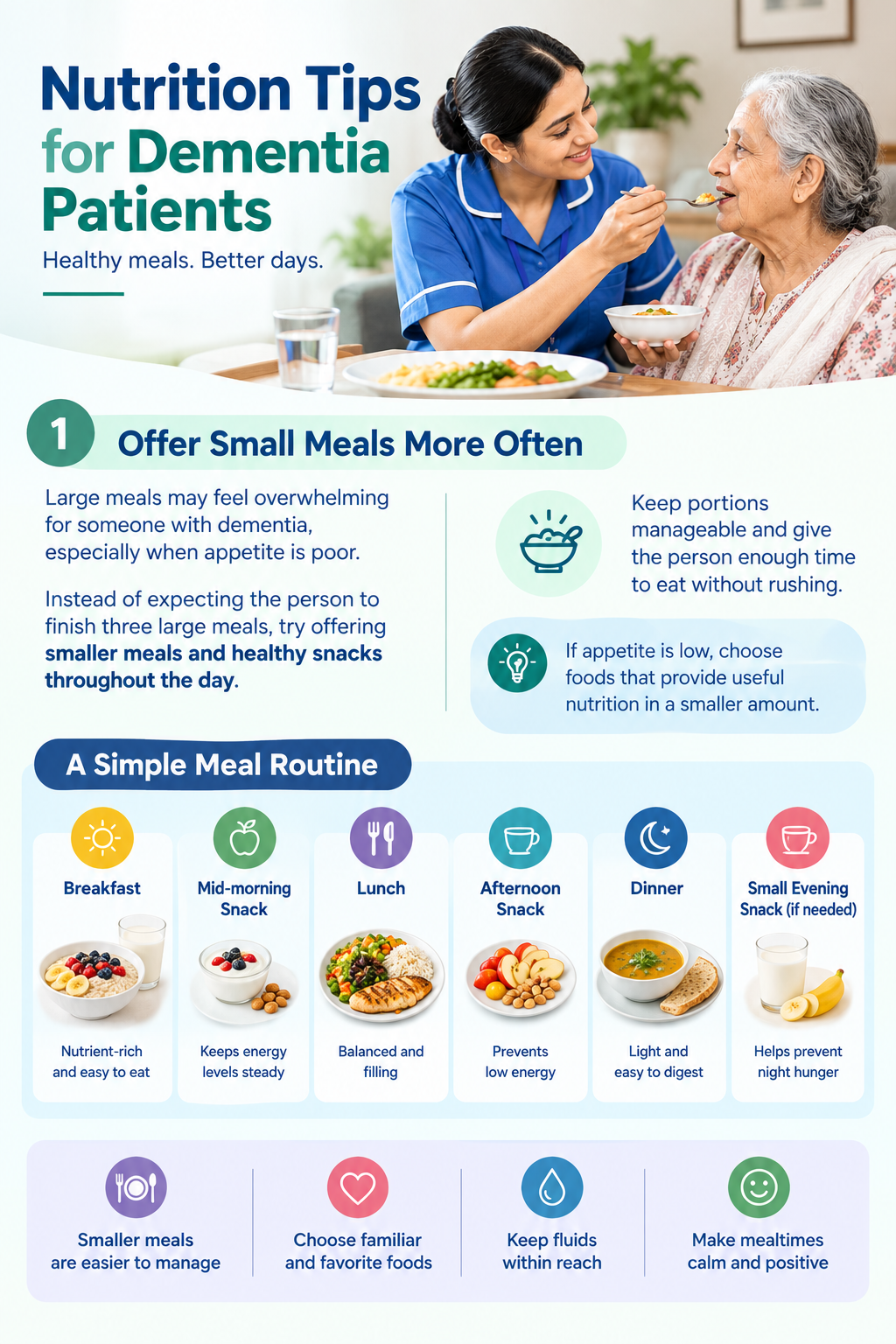 Nutrition Tips for Dementia Patients - Home Nursing Services in Lahore, Pakistan